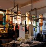 Wine glass chandelier For Bar Dining room Kitchen Lighting (WH-WI-02)