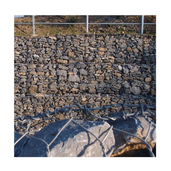 Retaining Wall Gabion Basket Box Stone Cage for River Construction 80x120mm
