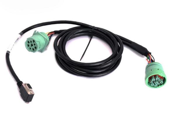 Deutsch 9 Pin J1939 Female to Right Angle HD15 Pin Female and J1939 Male