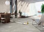 Commercial Area Marble Effect Ceramic Wall Tiles Beige Honed Finish For Hotel