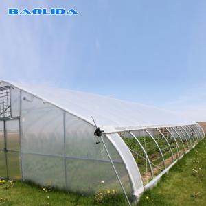 Quality Crops Hoop House Greenhouse / High Tunnel Hoop House Plastic Covering wholesale