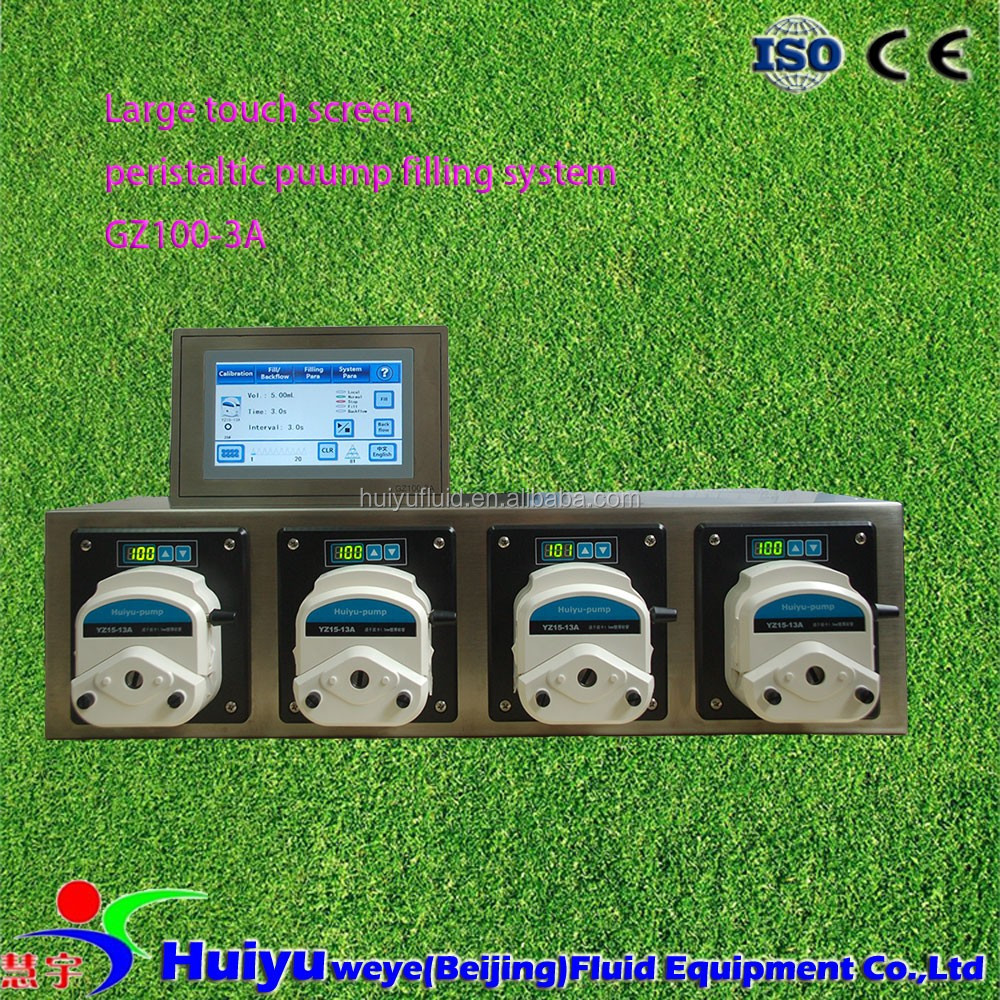 OEM Iodine Peristaltic Pump Filling System 0.2Mpa Peristaltic Filling Machine