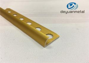 Quality Height 8MM Square Aluminium Edge Trim Profiles Oem Acceptable wholesale