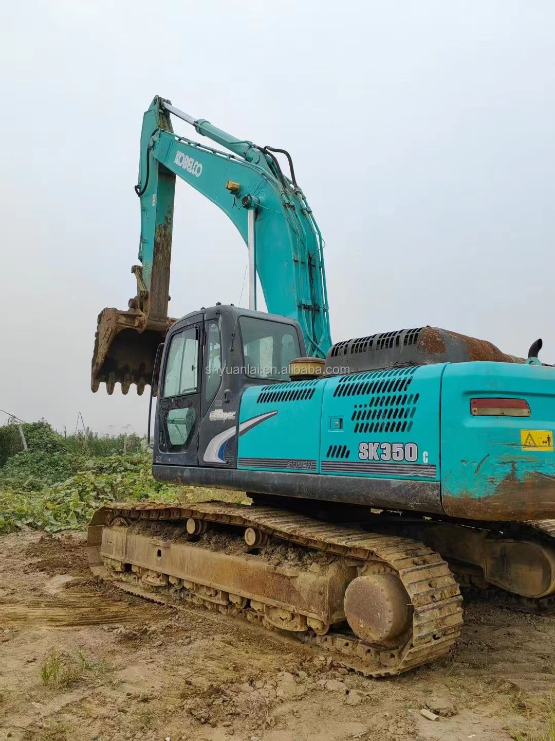 Original Hydraulic Valve and Durable Steel 2019 Kobelco SK350 Excavator for Operation