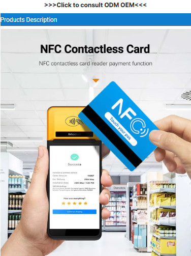 Customized Color Android POS Terminal For Restaurants Parking And Retail