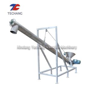 Quality Heat Resistant Stainless Steel Inclined Auger Screw Feeder With Hopper wholesale