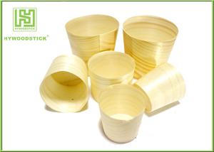 Quality Smooth Healthy Wooden Sushi Boat Disposable Poplar Wooden Cups For Sauce wholesale