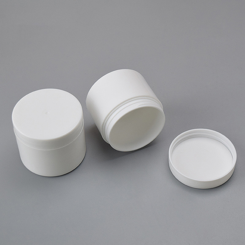 Private Label Clear Matte Cosmetic Loose Powder Sifter Jar with Black Frosted Screw Cap 3g 5g 10g 20g 30g 50g ABS PS