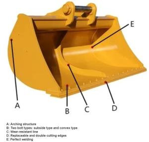 Quality Backhoe Cleaning Excavator Ditch Bucket For 10 Ton 30 Ton Excavator wholesale