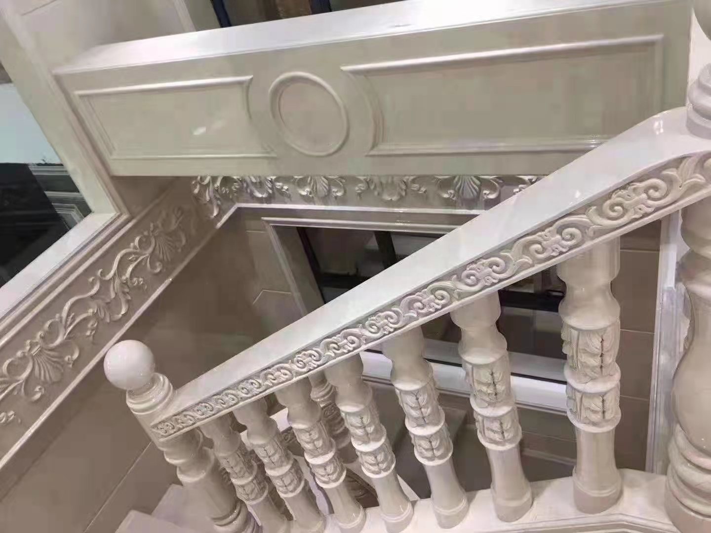 Good Marble Stone Handrail Balustrade Design for Porch and Balcony FOB/CNF Delivery Terms