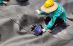 GB/ASTM GRI-GM13 Standard HDPE Geomembrane Welding Machine for Anti-Moisture