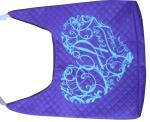 Square veins quilted non woven promotional Eco - friendly reusable carry bag