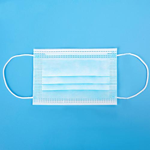 Blue Meltblown Cloth Children'S Disposable Face Masks Standard Earloop Face Mask