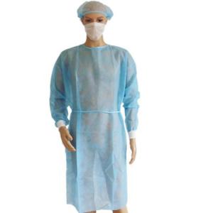 Quality Non Woven Microfiber Nurse Isolation Non Sterile Disposable Gowns wholesale