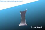 top star award/star tower award/crystal top star award/crystal star trophy