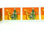 Uninjurious Gold Foil Stickers Die Cut Adhesive Tape