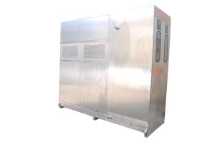 Quality Stainless Steel Enclosed Eyewash Station Emergency Shower Room Smart Temperature Control wholesale