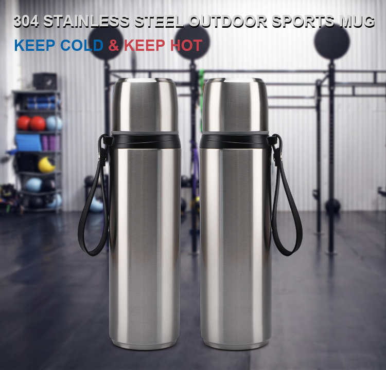 Thermoflask 20 oz Vacuum flask, 18/8 Stainless Steel Double Wall Insulated Water Bottle