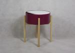 BSCI 48cm Height Round Wood Coffee Table For Bedroom