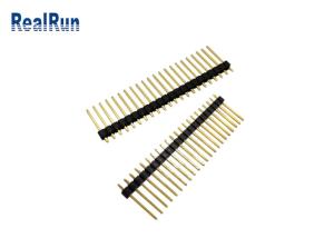 China Gold Plated 10U Straight Header Connector PBT UL94V-0 2.54mm Pitch on sale