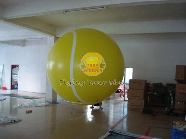 Large Inflatable Tennis Ball Balloon with Total Digital Printing, Sports