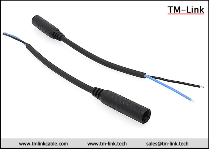23507 DC male 22AWG silicone wire with TPE Jacket custom chargeing cable for headlight