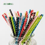 U Shape Paper Drink Straws Food Grade Biodegrad Individually Wrapped