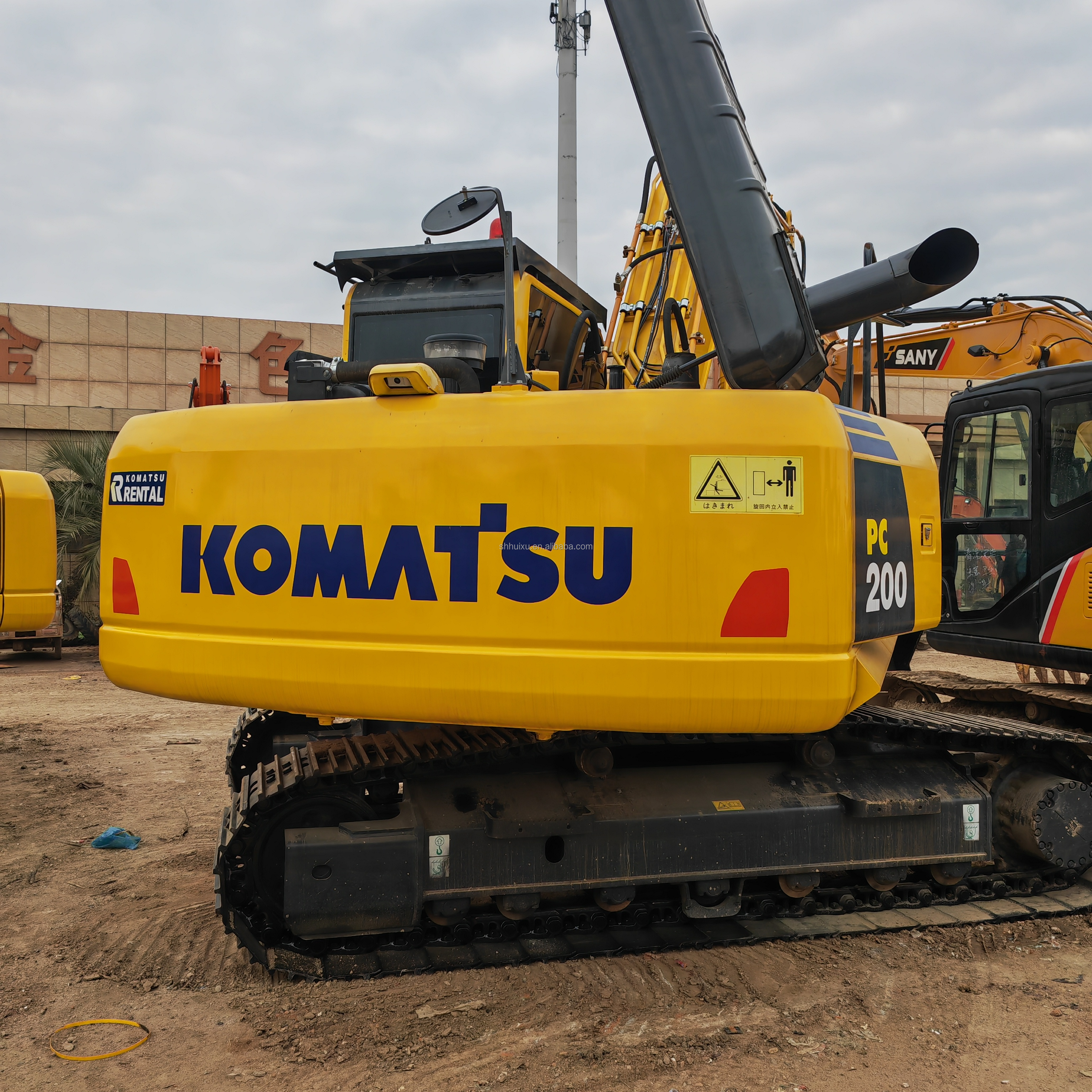 NEW 90% Japan excavator komatsu pc200 excavator used komatsu pc200 japan original