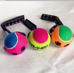 2.5inch pet tennis ball with rope string