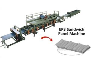 Quality 300KW Power PU Sandwich Panel Production Line Steel Thickness 0.3 - 0.8mm wholesale