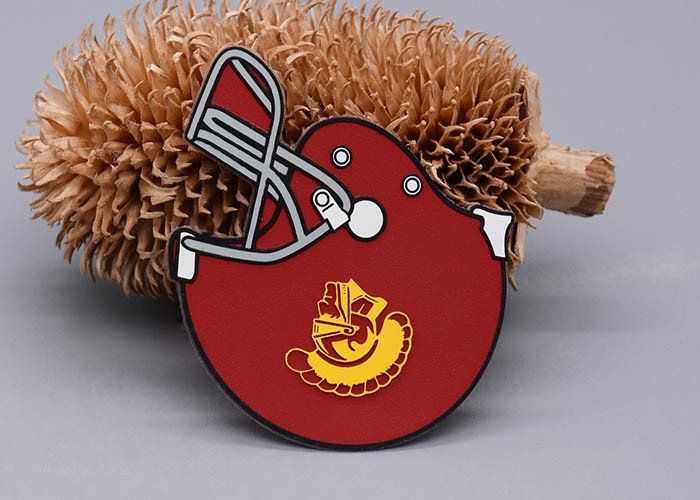 Soft Ultrasonic Cut Silicone Rubber Patch With Flat Printing Logo