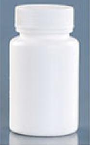 Quality Medical Pill Solid Plastic Capsule Bottles PE Material White Cap wholesale