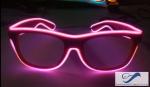 Shining Plastic El Wire Glasses Colorful Frames For Christmas Festival Party