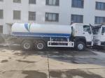 SINOTRUK HOWO Sprinkler Water Tank Truck 10-25CBM 6 X 4 Euro 2 400HP