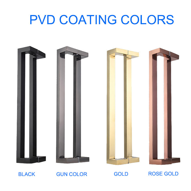 Stainless Steel Door Handle 200A PVD Titanium Machine