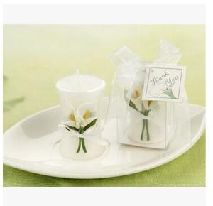 Quality New creative promotion gift product wedding gift lily party festival candle wholesale