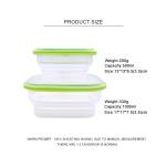 Collapsible Silicone Food Storage Boxes 500 1000ml