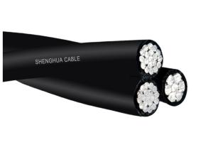 Quality Electrical ABC Aerial Bundled Cables Three Core For Under Ground / Villages Electrification wholesale