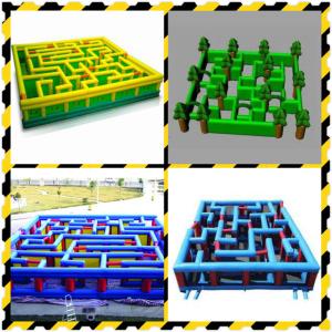 Quality Inflatable Labyrinth, Ourdoor Inflatable Maze Games For Business Promotion wholesale