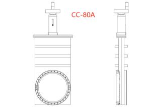 Quality Industrial Manual Vat Gate Valve Manual DN80 Easy Installation CE Approved wholesale