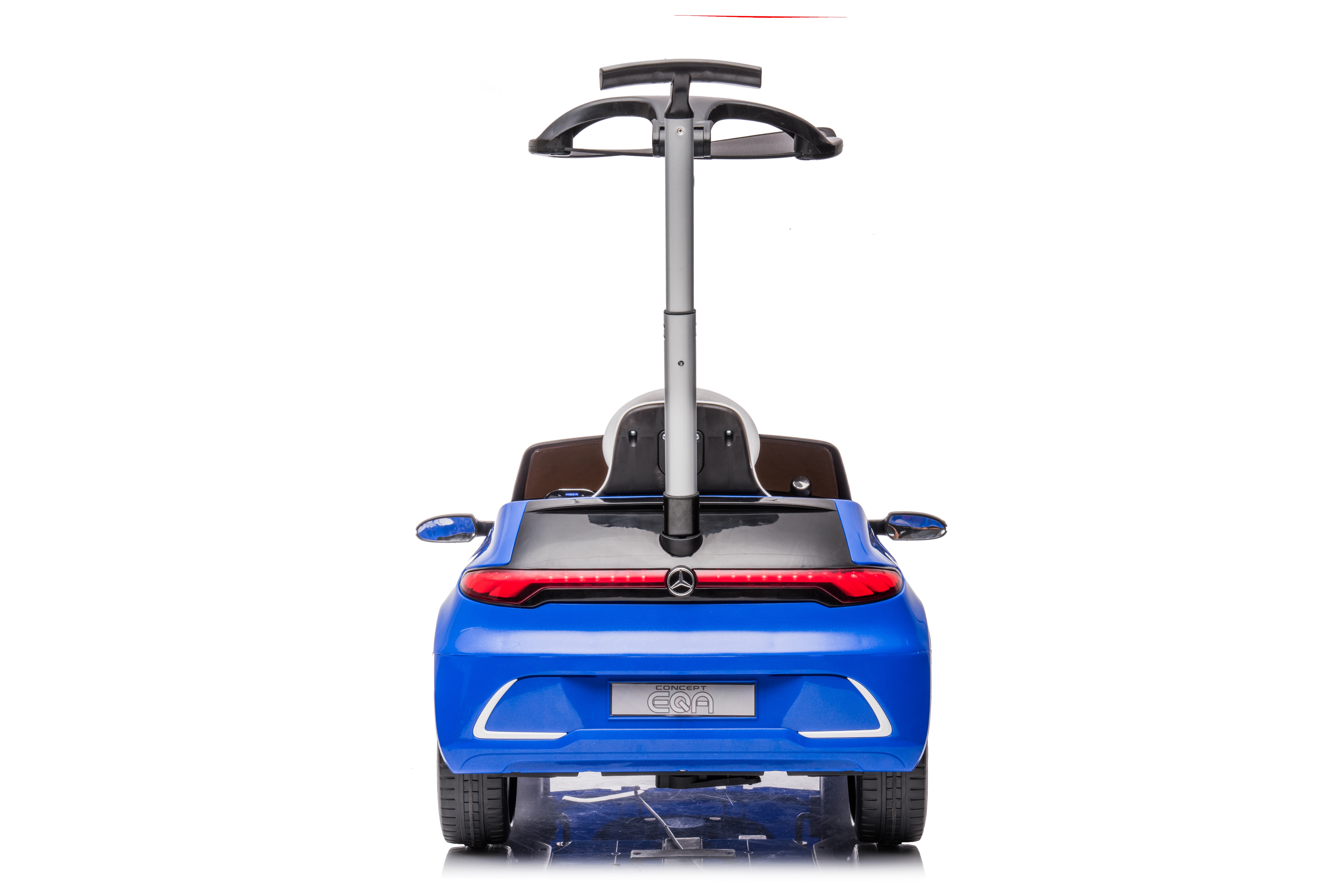 12V Electric Ride On Car for Kids with Push Rod and Remote Control Made of PP Plastic