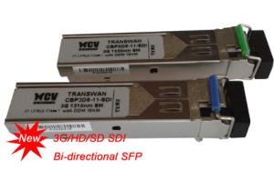 Quality Bi-directional 3G/HD/SD Video SFP optical module,1310nm TX/1550nm RX wholesale