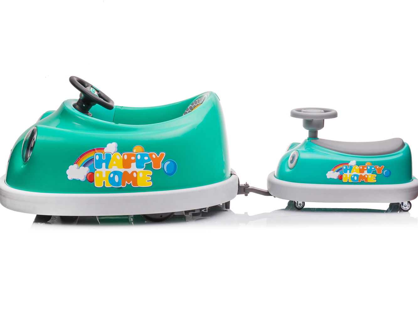 Kids' Ride On Electric Bumper Cars with Music LED Lights and Carton Size 78.5*60*38.5cm