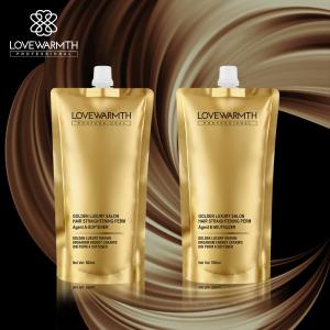 Quality 1000ml Permanent Straightening Cream Hair Rebonding Aluminum Pouch wholesale