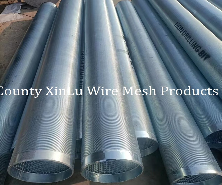 Q195 Q235 Wire Wrapped Screens Sand Control Deep Well Pipes 10Inch