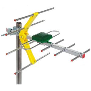 Quality Weather Resistance Dvb T2 Outdoor Yagi Antenna 10dBi Five Units wholesale
