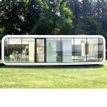 Outdoor 40ft Beach Prefabricated Homestay Apple Capsule Cabin House
