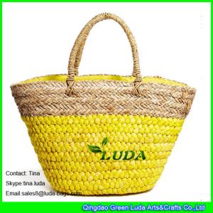 Quality LUDA summer straw handbags new designer seagrass straw bags wholesale