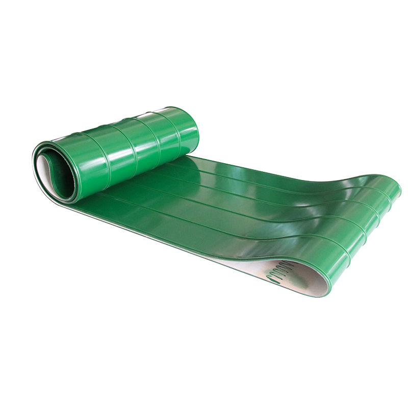 1mm-10mm White Green Black Food Grade PVC Conveyor Belt with Chevron Diamond Edge Seal