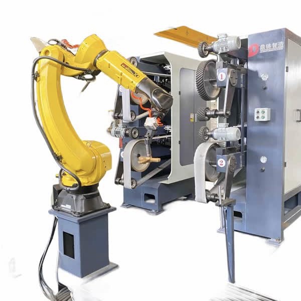 13KW Automatic Grinding And Polishing Machine With 2 Grinding Machines